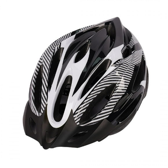 Casco De Bicicleta Sunnimix Con Visera Antiimpacto EPS Ciclismo Blanco Negro