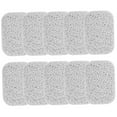 thumbnail image 4 of CIMAXIC Bathroom Soap Tray Small Soap Dish White Pvc 10Pcs 4.3X3.0X0.3In, 4 of 8