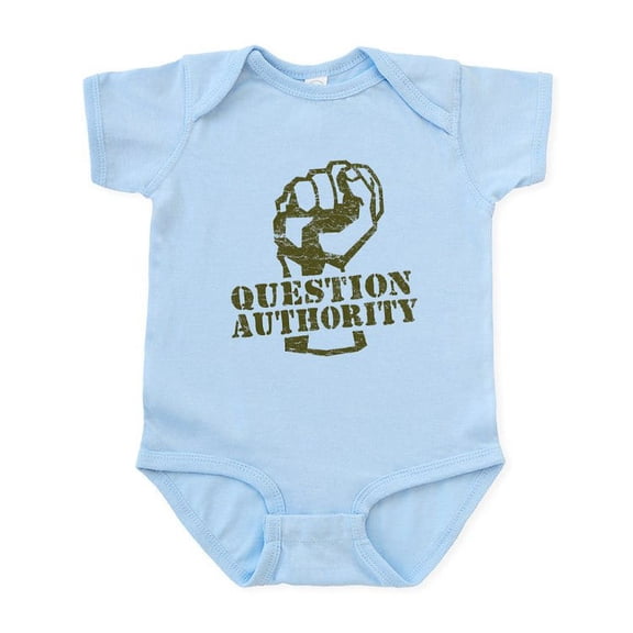 CafePress - Question Authority Infant Bodysuit - Baby Light Bodysuit, Size Newborn - 24 Months