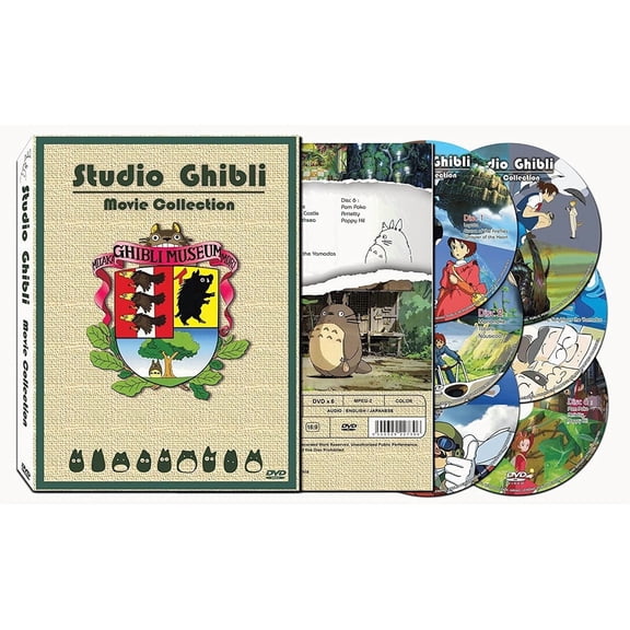 Studio Ghibli Movie Collection (DVD) (Deluxe Edition) [2021] 6-Discs Box Set TV