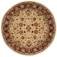 thumbnail image 2 of Safavieh Heritage Bernica Oriental Wool Area Rug, Ivory/Red, 6' x 6' Round, 2 of 10