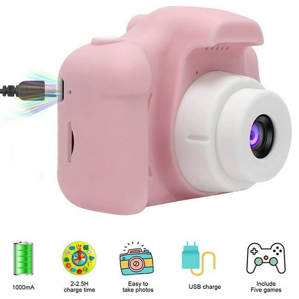 Cámara Infantil 48MP Y 1080P Con Pantalla IPS De 2.4″ – Kit Completo Con Trípode, 32GB Y Funda Para Niños