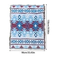 thumbnail image 3 of Bohemian Picnic Blanket - Extra Large Waterproof Outdoor Blanket, Sandproof & Machine Washable, Thickened Soft Portable Mat for Beach, Camping, Park - Foldable & Lightweight, 3 of 9