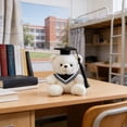 thumbnail image 4 of Graduation Plush Doll Graduation Season Ceremony Gown Cap Stuffed Toy Commemorative Gift Soft Doll Keepsake Photo Prop for Graduation Party Desk Display Gift for Girlfriend Classmate Use, 4 of 7