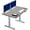 Dark Gray/Gray, variant on VIVO Electric 48" x 30" Stand Up Desk, Dark Gray Table Top, Gray Frame