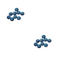 thumbnail image 4 of Jumpingount Kit de tachuelas sin rebabas, cuentas de cristal con forma geométrica, pendientes delicados, adorno de regalo dulce, accesorios de joyería tipo Tipo 19 2piezas Jumpingount CBP462657, 4 of 6