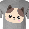 thumbnail image 4 of Inktastic Cute Cat, Little Cat, Cat Head, Brown Cat T-Shirt, 4 of 5