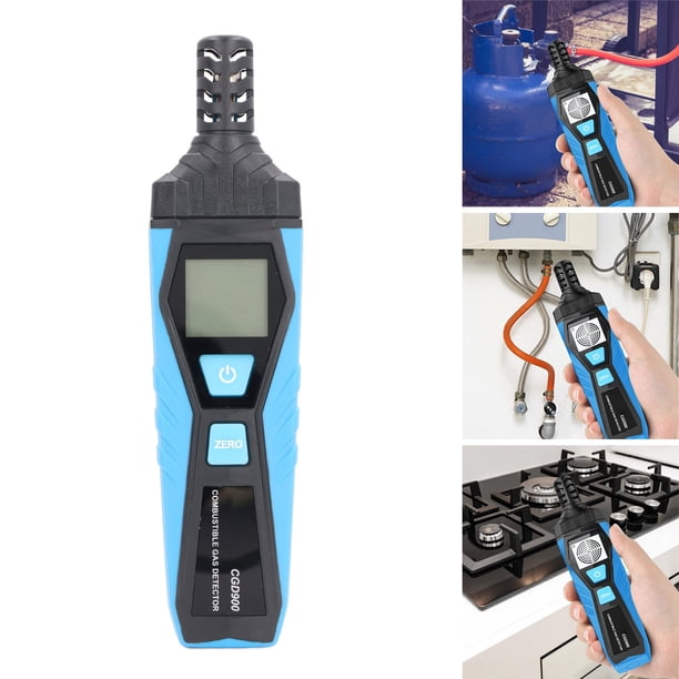Detector De Gas Combustible, Detector De Fugas De Gas Alta Sensibilidad Operación Simple Calibración Automática Portátil Para Hospitales