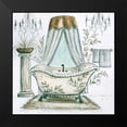 thumbnail image 2 of Tre Sorelle Studios 12x12 Black Modern Framed Museum Art Print Titled - French Bath Sketch I - tub, 2 of 5