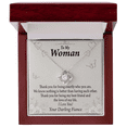 thumbnail image 1 of To My Fiancee Best Friend And Love Infinity Knot Necklace Message Card, 1 of 7