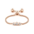 thumbnail image 2 of ANGARA Natural Diamond Three Stone Bolo Ring in 14K Rose Gold for Women (Size-1.85mm| Color-I-J| Clarity-I1-I2) | April Birthstone, Anniversary, Jewelry Gift for Women | Natural Diamond Ring, 2 of 8