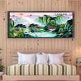 thumbnail image 3 of Hilo Algodón Ecológico Bordado Punto Cruz Con Paisaje Impreso 11CT 250x112cm DQrwqpou, 3 of 9