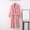 Pink, variant on JNGSA Night Gowns For Adult Women Terry Cloth Robes For Women Women's Fashion Robe Bathrobe Lengthening Keep Warm Lapel Hooded Pocket Long Sleeve Clearance
