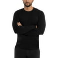thumbnail image 4 of X RAY JEANS Mens Long Sleeve Crewneck T-Shirt, Black, 3XL, 4 of 9