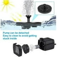 thumbnail image 4 of Cowin Solar Bird Bath Fountain Pump, Solar Fountain with 4 Nozzle, Free Standing Floating Solar Powered Water Fountain Pump for Bird Bath, Garden, Pond, Pool, Outdoor, 4 of 6