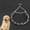 M, variant on Prong Training Collar for Dogs, Adjustable Dog Pinch Collar with Quick Release Buckle, No Pull Collar for Small Medium Large Dogs, Extra Link and Caps