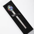 thumbnail image 4 of Tie-dye Vintage Silver Lace-Edged Bookmark: a Gift for Readers and Book Lovers - Reading Accessories, Bookmarks, Book Mark, 4 of 5