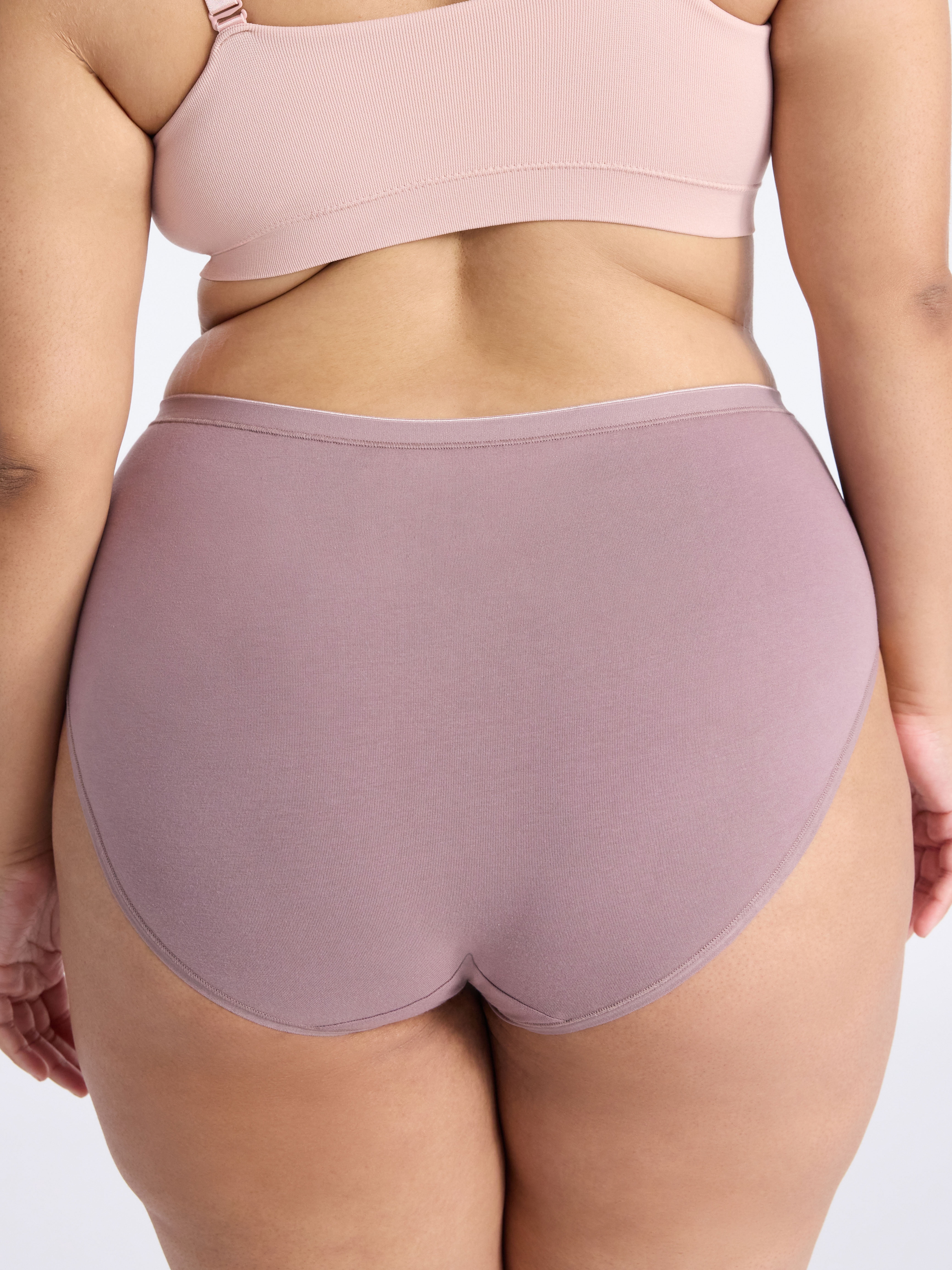 Joyspun Women's Plus Cotton-Blend Hipster Panties, 3-Pack, Sizes 1X-5X