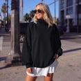 thumbnail image 2 of SUNBS Oversize Sweatshirts for Women Long Sleeve shirts Cowl Neck Drop Shoulder Pullover Tops Casual, 2 of 8