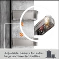 thumbnail image 6 of Adhesive Wall-Mount Shower Caddy w/Extendable Metal Pole & 4-Tier Adjustable Baskets for Bathroom Storage & Organization, 2.9-6.2 ft, 6 of 8