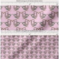 thumbnail image 2 of Soimoi Cotton Cambric Fabric Feather,Branch & Sloth Cartoon Print Fabric by The Yard 56 Inch Wide, 2 of 7