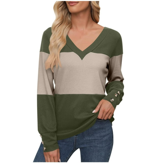 ZMFXJPE Hauts d'Entraînement Gym pour Femmes Hauts pour Femme Chemises à Manches Longues pour Femmes Chemises pour Femmes Chic Décontracté (Rouge Melon D\'eau, 5TG)