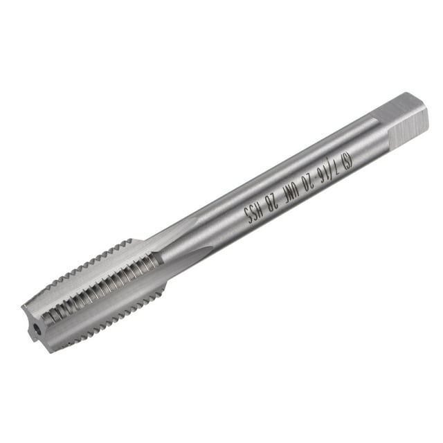 Unique Bargains 7/16'-20 UNF 2B 4 Straight Flutes Machine Thread Tap M42 High Speed Steel