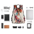 thumbnail image 4 of Balery Colorful Dachshund Art Mochila ligera para hombre y mujer: duradera e impermeable, ideal para la escuela, el trabajo, viajes y uso diario., 4 of 7