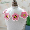 thumbnail image 3 of Cartoon Pet Bandana Duck Rabbit Ear Reusable Heart Dog Bandana Flower Cat Bib, 3 of 10