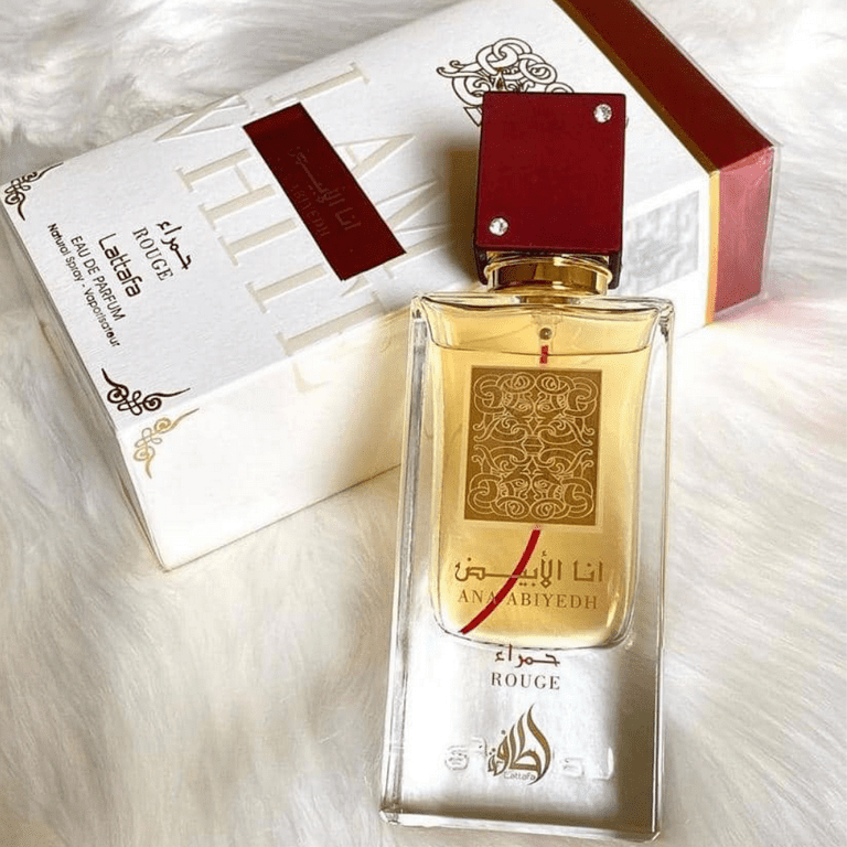 Lattafa Perfume Ana Abiyedh Rouge Eau De Parfum Natural Spray for
