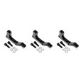 thumbnail image 1 of Guardoinrt Durable Bicycle Bike Disc Brake Mount Adapter Reliable Caliper PM to IS Conversion Black Rear 3Set, 1 of 6