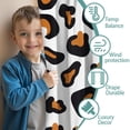 thumbnail image 3 of Blackout Kids Curtains,Leopard Print Childrens Insulated Curtains Set Of 2,Bedroom Essentials,Toddler Room Decor 42"x84"(106x213cm), 3 of 4