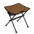 thumbnail image 4 of Taburete plegable para acampar, silla de pesca, asiento compacto para silla para pícnic, taburete plegable Marrón, 4 of 8