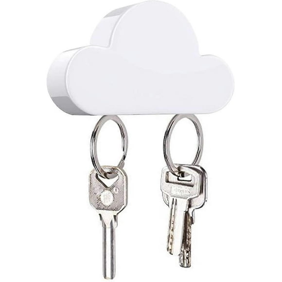 Magnet Key Holder, 2 Pieces Cloud Shape Holder House Key Organizer, Wall Key Holder Key Hook For Door Entryway Decoration