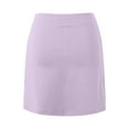 thumbnail image 5 of Ediodpoh Womens Skirt Athletic Skirt with Built in Shorts for Running Tennis Workouts and Sports Wear Skirt with Shorts Underneath Light Purple XL, 5 of 6