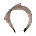 thumbnail image 4 of Unique Bargains 1 Pc Mesh Bow Headbands for Women Brown, 4 of 6