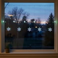 thumbnail image 5 of Northlight LED Star and Snowflake Curtain Christmas Lights - Multicolor - 4.75' Clear Wire - 250ct, 5 of 5