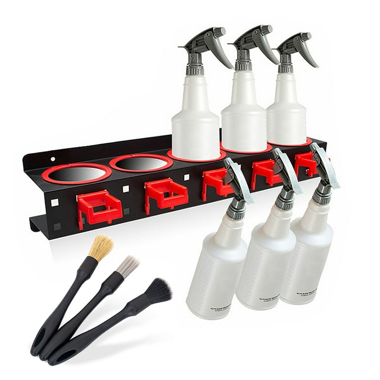 The Clean Garage - These beautiful stainless @beadz_racks wall mounted  bottle holders will hold 4 large spray bottles up to 4.25” in diameter  including the popular IK TR1 bottles! Follow the link