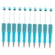 thumbnail image 4 of 10 bolígrafos con cuentas de 1,0 mm, bolígrafo para bricolaje, novedad, bolígrafo de escritura con cuentas para diario, bolígrafos, dibujo de oficina, Azul, 4 of 8