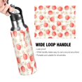 thumbnail image 4 of Yayeee 33oz Insulated Water Bottle Double Wall Stainless Steel with Flip Straw Lid, Apple Plaid Pattern, 4 of 7