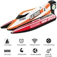 thumbnail image 3 of VONKY Remote Controlled Boat Kids Outdoor Mini RC Boat 2.4G RC Speed Racing Boat Summer Water Toys Children Gift Orange, 3 of 5