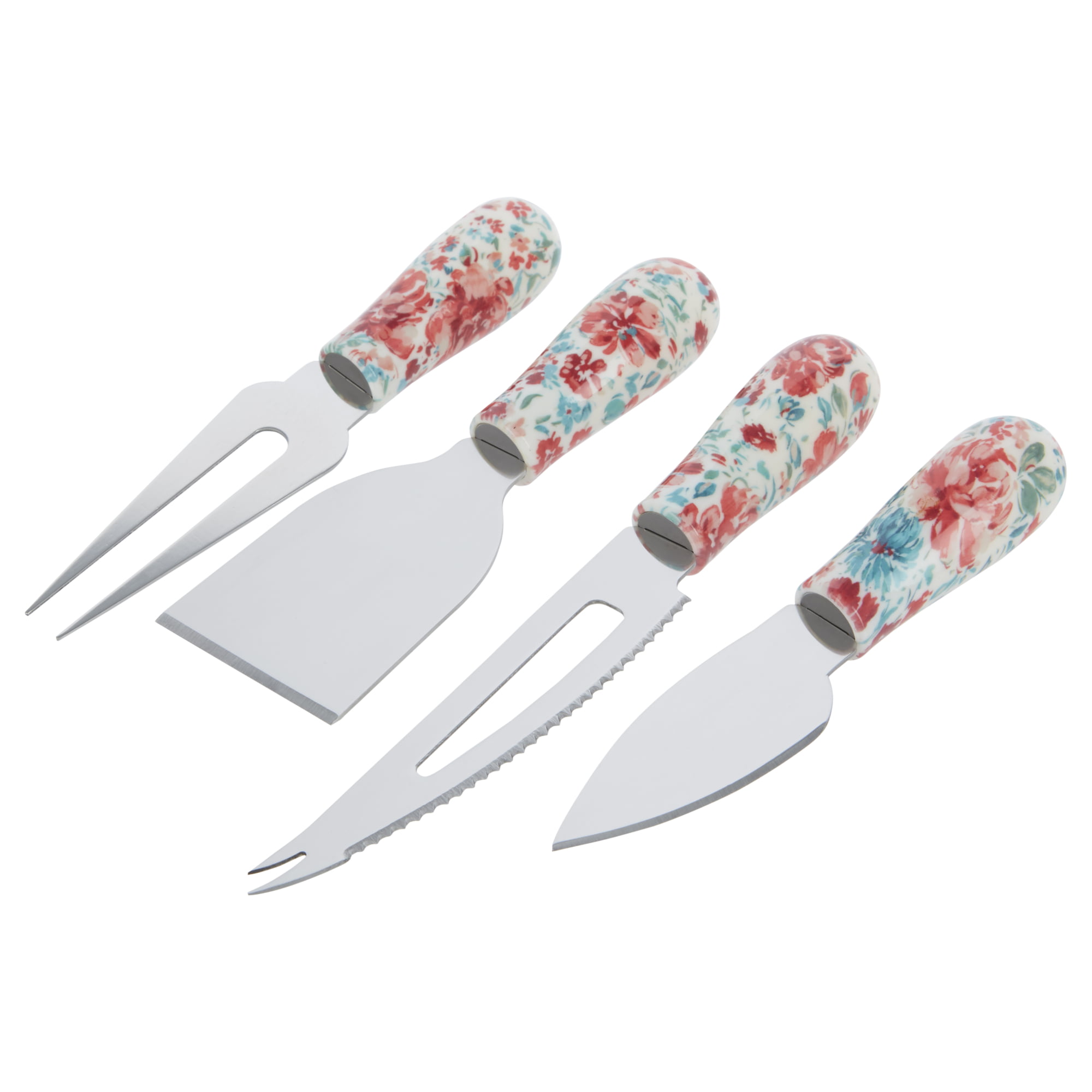 The Pioneer Woman, Kitchen, The Pioneer Women Cheese Knife Set Dishwasher  Safe Knife Spade Pronged Spreader