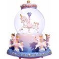 thumbnail image 1 of LED Carousel Snow Globes Rotating Music Box Birthday Swan Lake Crystal Ball Home Decor for Kids, 1 of 6