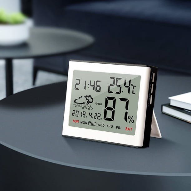 Reloj Electrónico Xihbxyly Multifuncional Pantalla LCD Grande