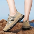 thumbnail image 4 of Men'S Breathable Mesh Slip-On Sneakers - with Non-Slip Rubber Sole, Black & Tan Design, Lace-Up Low Tops for All-Day Comfor ，Lightweight Casual Athletic Shoes, 4 of 9