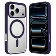 thumbnail image 1 of Funda Transparente con Color PÚRPURA Compatible con MagSafe para iPhone 17 Pro, Protección Antigolpes Ultrafina, TPU + Silicona Resistente, 1 of 6