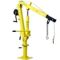 thumbnail image 6 of Olurrisa 2000-LB Hydraulic Pickup Truck Crane with 360° Swivel & Adjustable Boom - Yellow Steel Bed-Mounted Hoist for Heavy Equipment, Lumber, Farm Use, 6 of 9