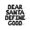Black, variant on Letter Balloons - DEAR SANTA DEFINE GOOD 16" Inch Alphabet Letters Foil Mylar Balloon Christmas Party Banner (Gold)