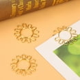 thumbnail image 4 of Clip de Papeterie, 10 Pcs Clip de Marque-Page en Forme de Tournesol Fournitures de Papeterie Performance Finement Réglée, 4 of 9