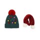 thumbnail image 1 of Sombrero para niños, fibras acrílicas, regalo de festival, regalo de cumpleaños, dibujos animados unisex con pompón. Bolas de colores, 1 of 9